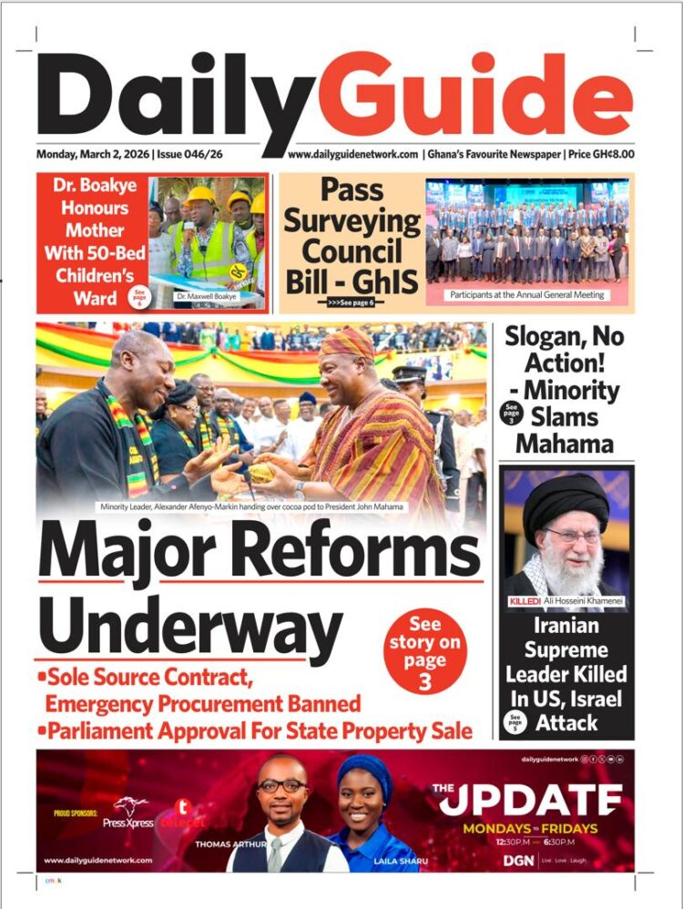 Today's Front pages: Monday, March 2, 2026