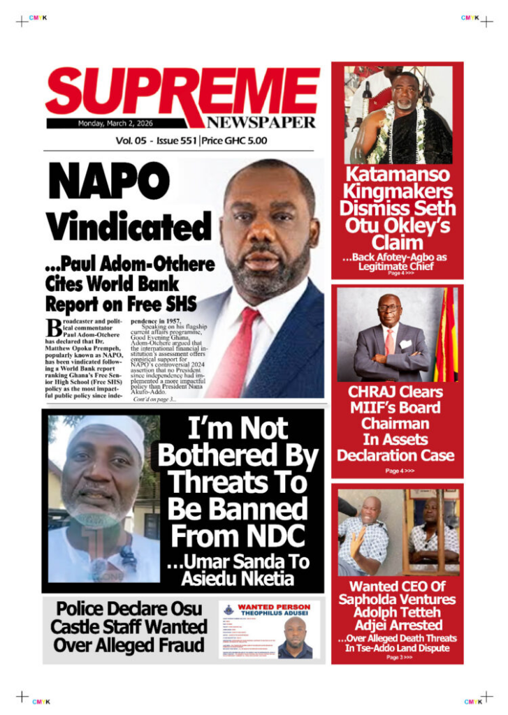 Today's Front pages: Monday, March 2, 2026