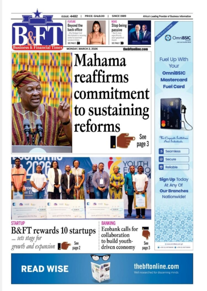 Today's Front pages: Monday, March 2, 2026