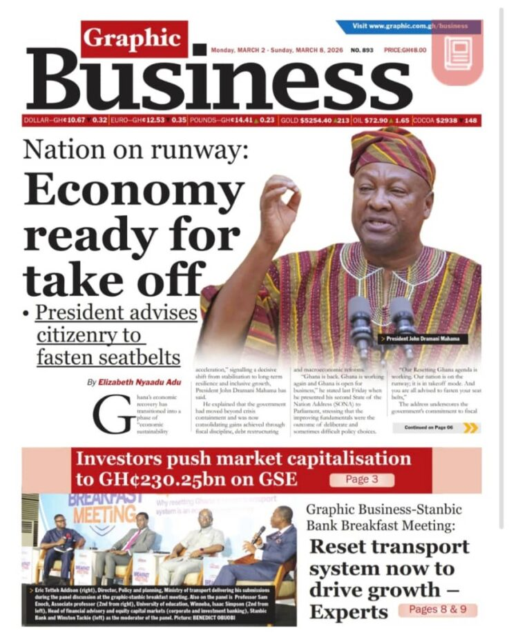 Today's Front pages: Monday, March 2, 2026