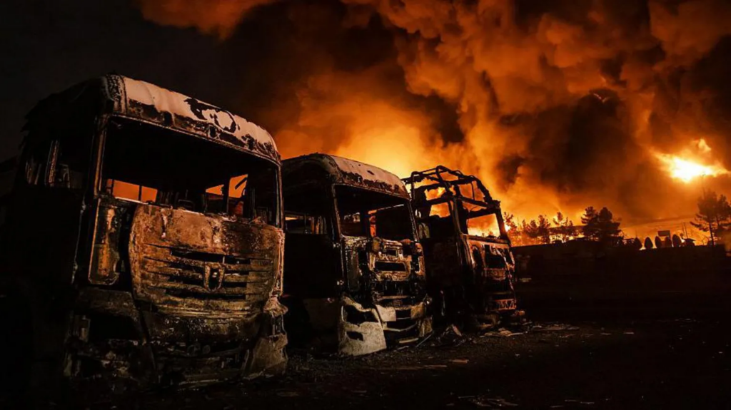 Oil prices surge above $110 and shares...