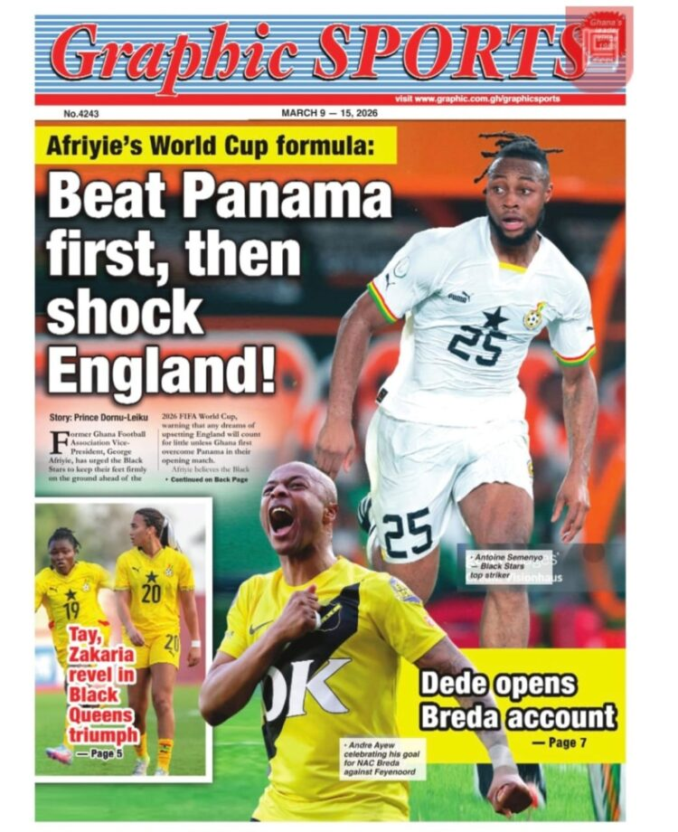 Today's Front pages: Monday, March 9, 2026 Today's Front pages: Monday, March 9, 2026