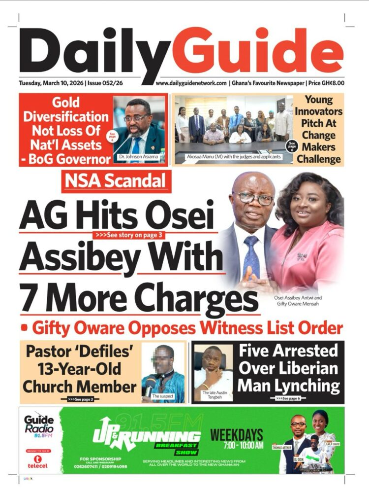 Today's Front pages: Tuesday, March 10, 2026