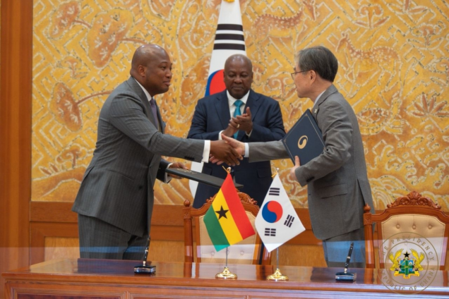 Ghana's Mahama Forges New Era with South Korea: Landmark Vessel Commissioned Amid Partnership Push