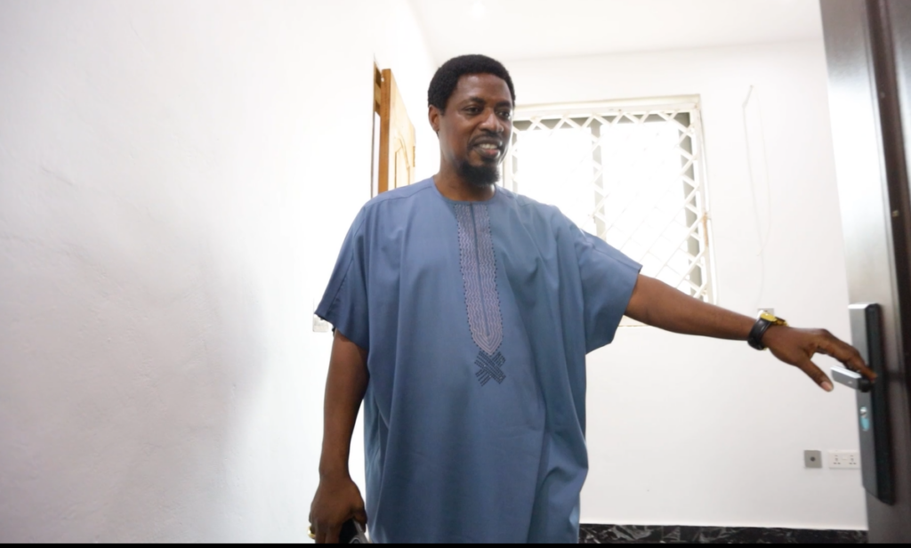 Former Western North Minister Joojo Rocky Obeng donates Police holding facility to boost security in Aowin enclave