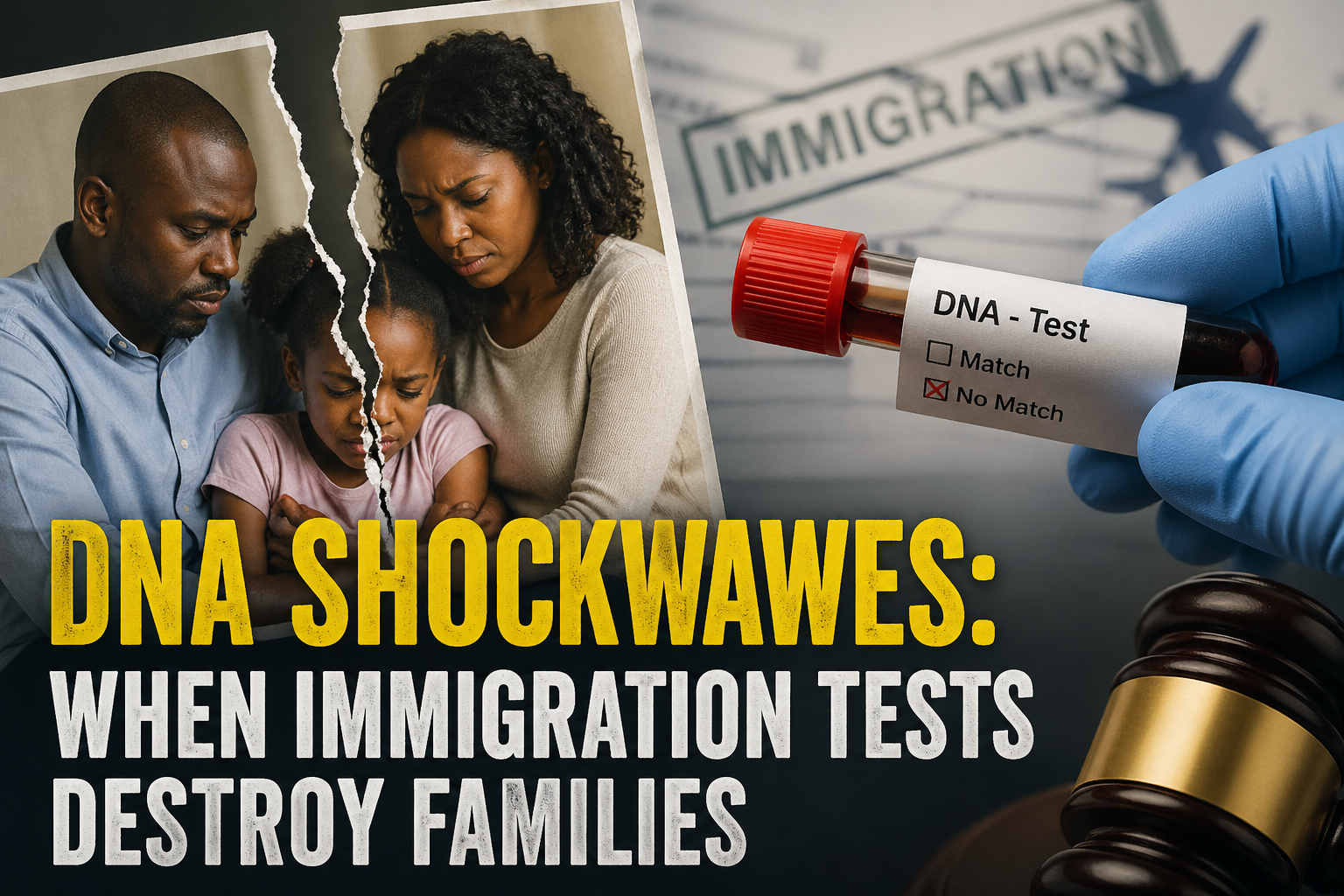 DNA Shockwaves: When immigration tests destroy families - MyJoyOnline