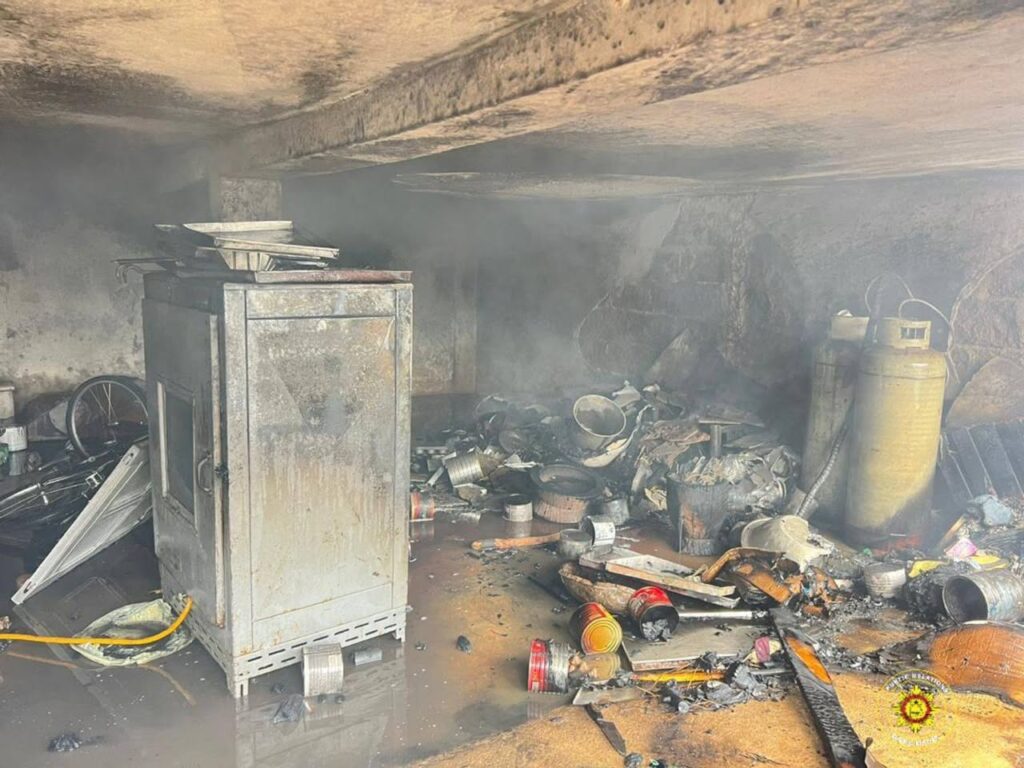 GNFS saves five rooms from fire outbreak...