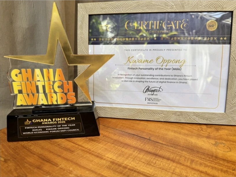Ghana Fintech Architect Kwame Oppong Agyapong clinches top industry honour