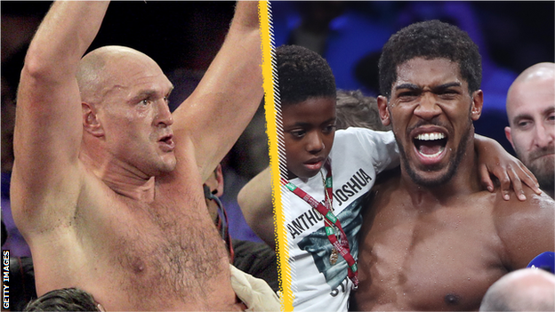 Anthony Joshua rejects Tyson Fury fight but says they 'probably' will clash next