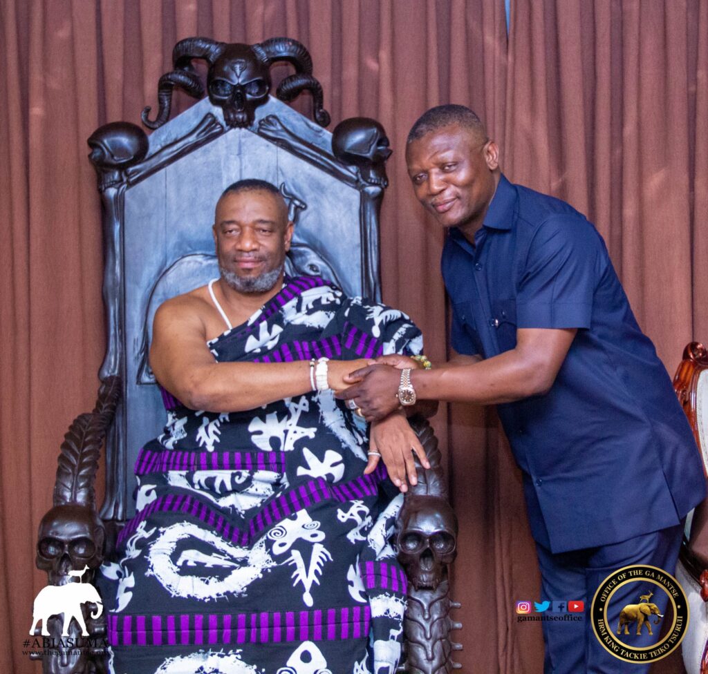 Sports Minister leads delegation to Ga Mantse for Black Stars World Cup prayers