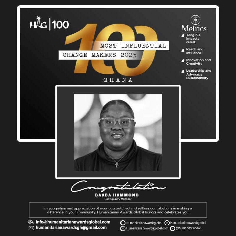 Baaba Hammond among Ghana's 100 most influential change makers