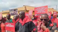 Chiefs and youth march against emerging galamsey activities in Berekum