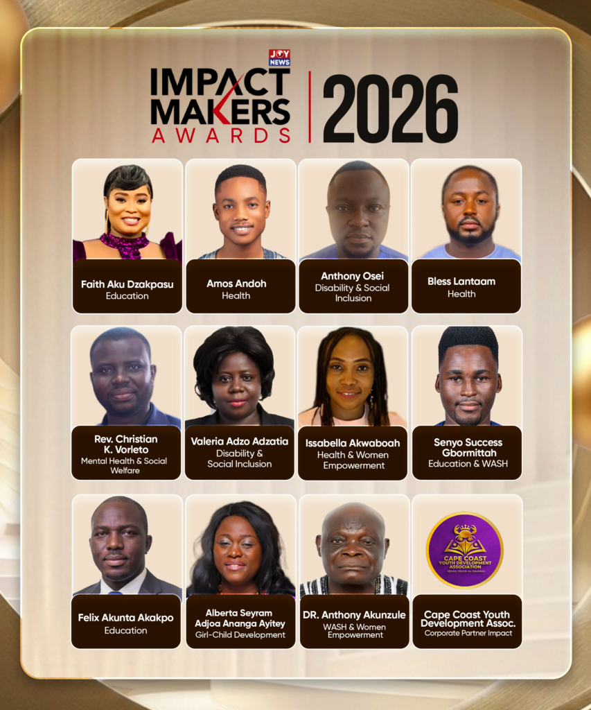 JoyNews Impact Makers Awards 2026 to...