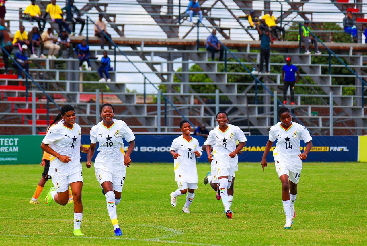 Ghana U-15 girls clinch back-to-back CAF Schools titles