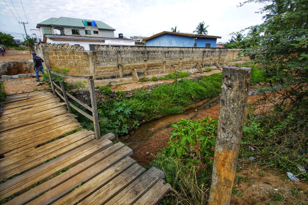 Olebu residents fear flooding as gutter expands, bridge weakens