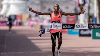 Sawe smashes two-hour mark to ‘move goalposts for marathon running’