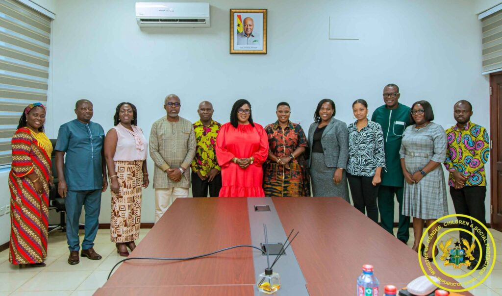 World Vision Ghana meets Gender Minister