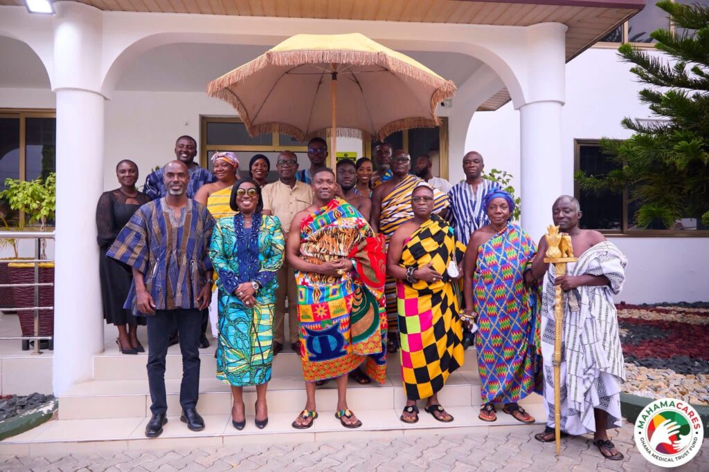 Omanhene of Akuapem visits Ghana Medical Trust Fund in inspiring trip