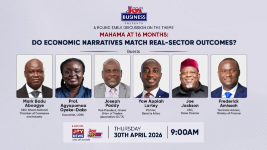 Next JoyBusiness Roundtable Discussion comes off tomorrow — reviews Government’s economic narratives against reality
