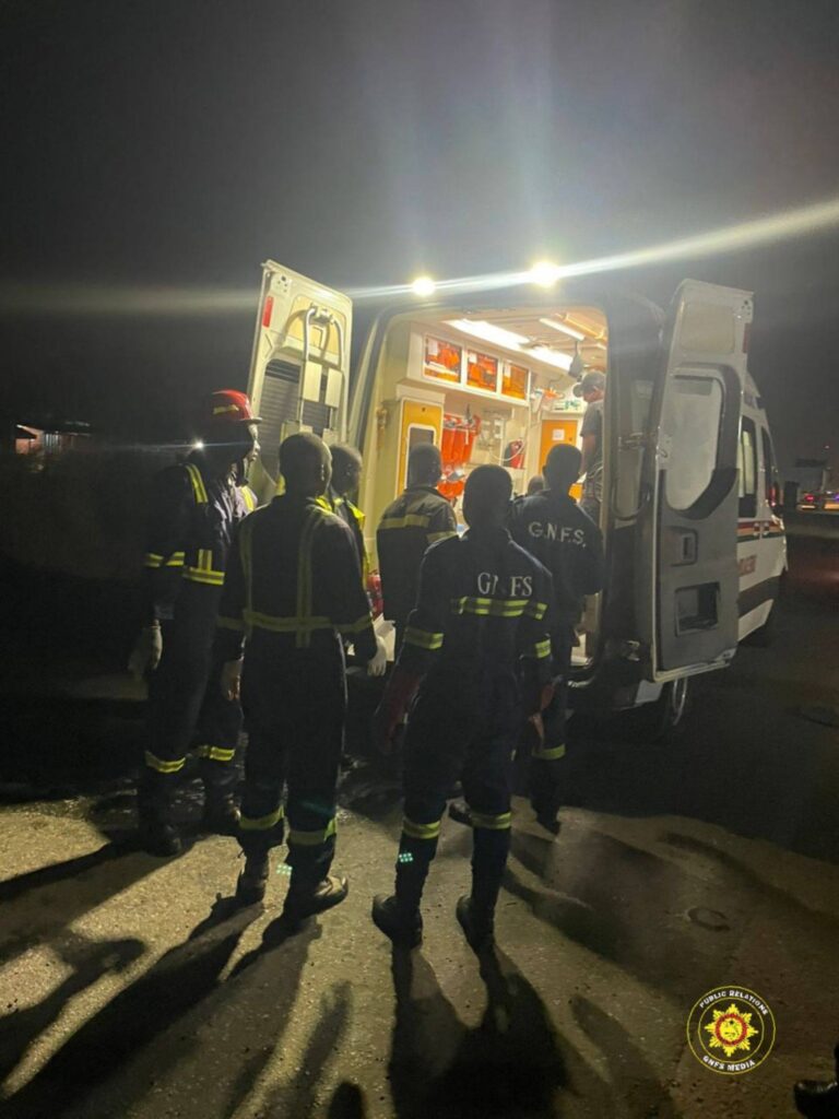 GNFS responds to fatal crash at Mile 44 on Accra–Kumasi highway