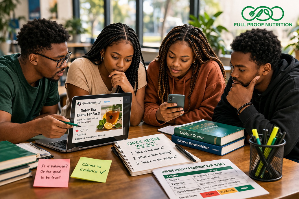 The Problem with Nutrition Advice on Social Media – Lessons from a study among University Students