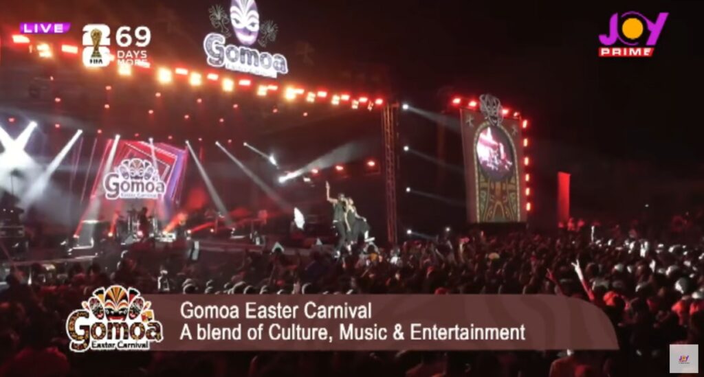 [Watch Live] Kwaw Kese, Kwami Eugene, Tinny, Keche and others thrill fans at Gomoa Easter Carnival