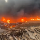 Fire guts auto parts warehouse at Bubuashie, one fire officer injured