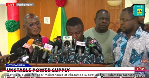 Akosombo substation fire not cause of dumsor —Minority claims