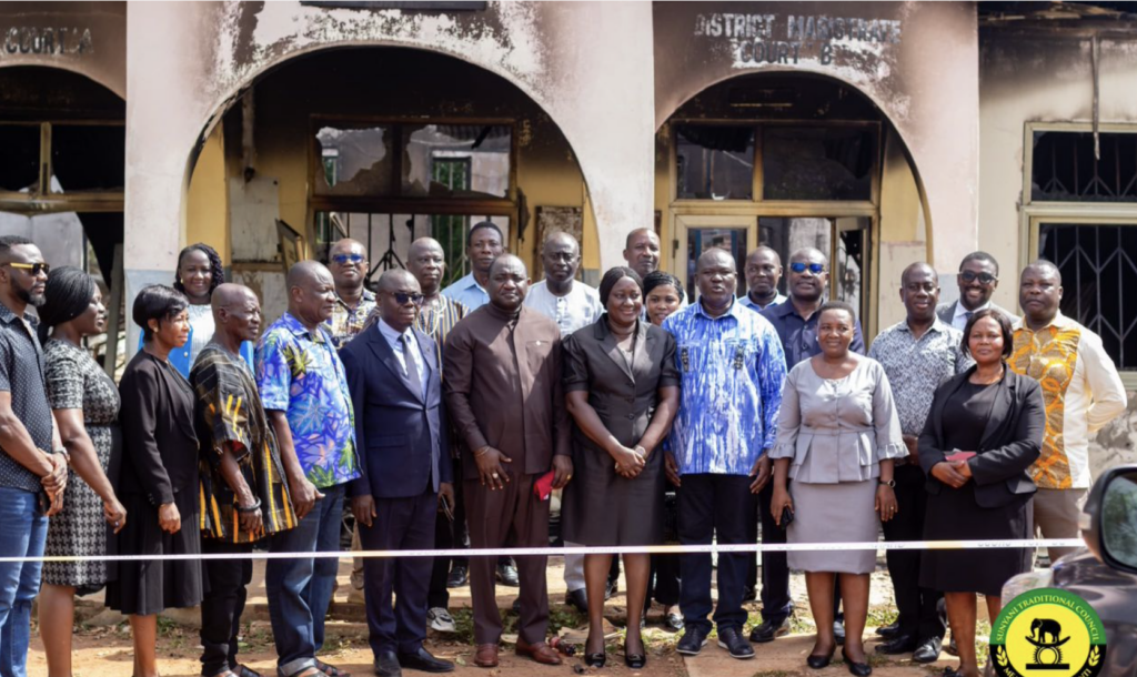 Court premises declared crime scene as...