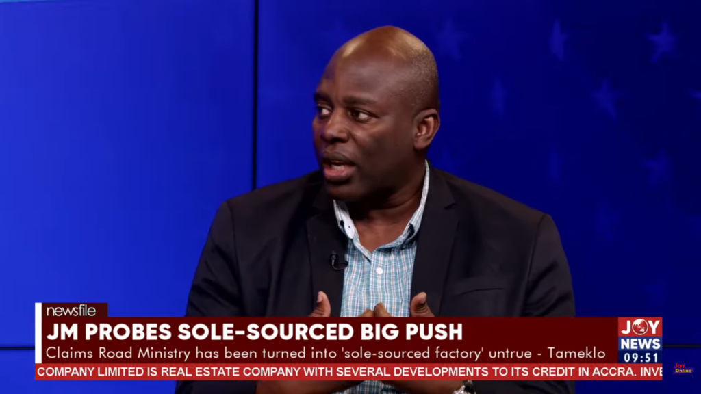 Sole-sourcing: Osae-Kwapong urges political consensus on procurement practices