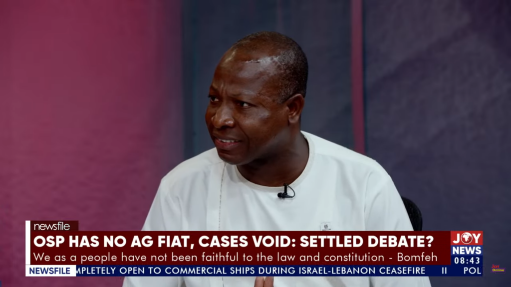 ‘Unprincipled actors’ at centre of OSP–AG...