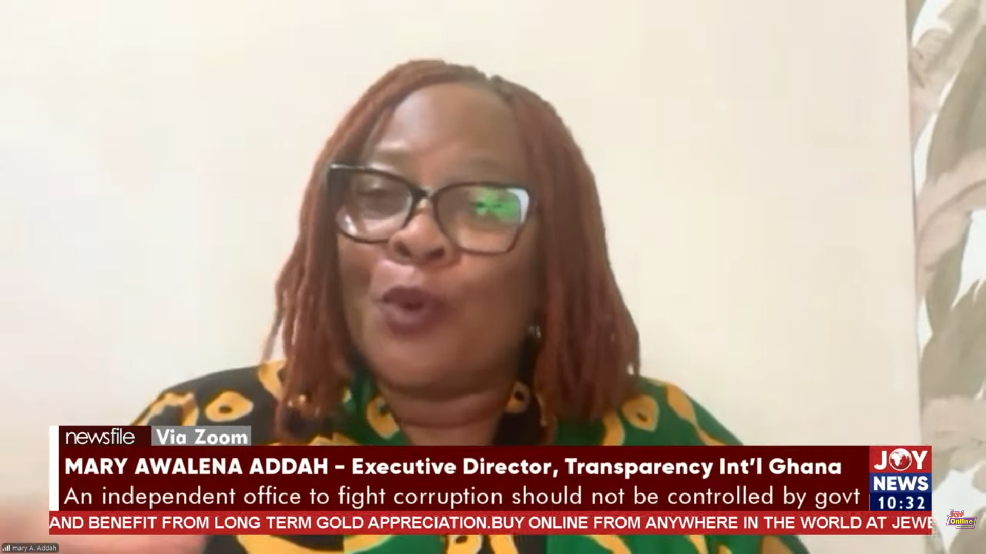 An anti-corruption Office should not be controlled by government — Mary ...