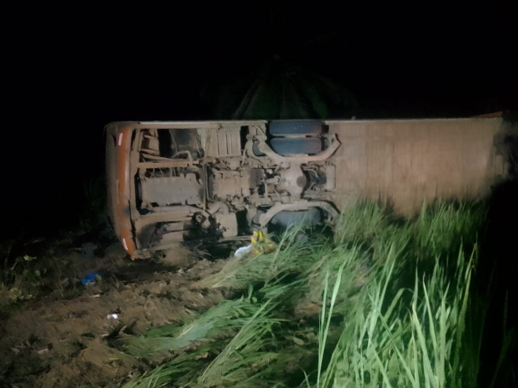 2 feared dead, several injured in Accra–Salaga bus crash  