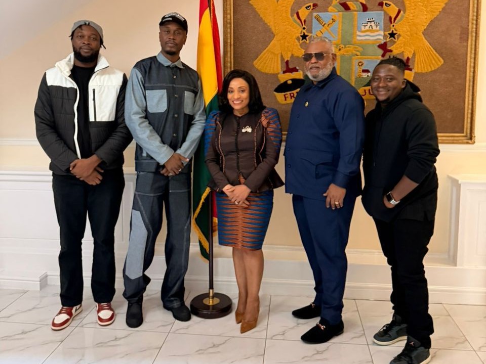 DJ Bridash meets Ghana High Commissioner...