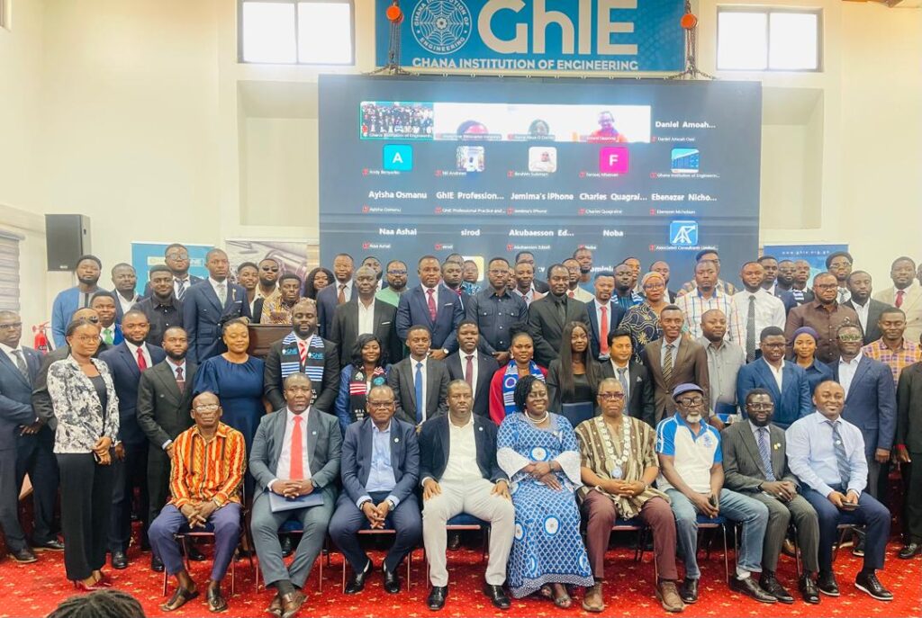 GhIE inducts 194 professional engineers, calls for higher standards in infrastructure delivery