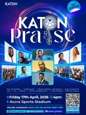 Katon Meet to stream Accra stadium Katon Praise Concert worldwide