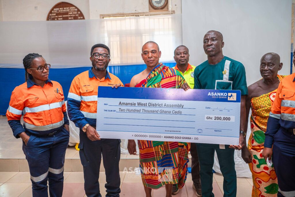 Asanko Gold supports road rehabilitation to ease transport challenges in Amansie West
