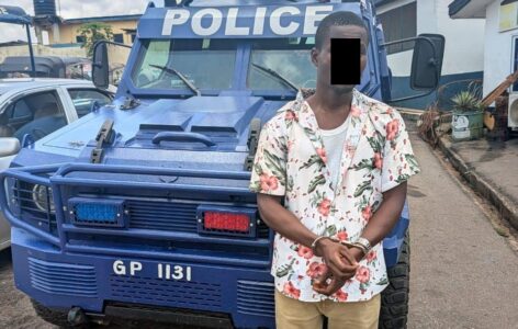 26-year-old man in police grips for allegedly stealing a police armoured vehicle