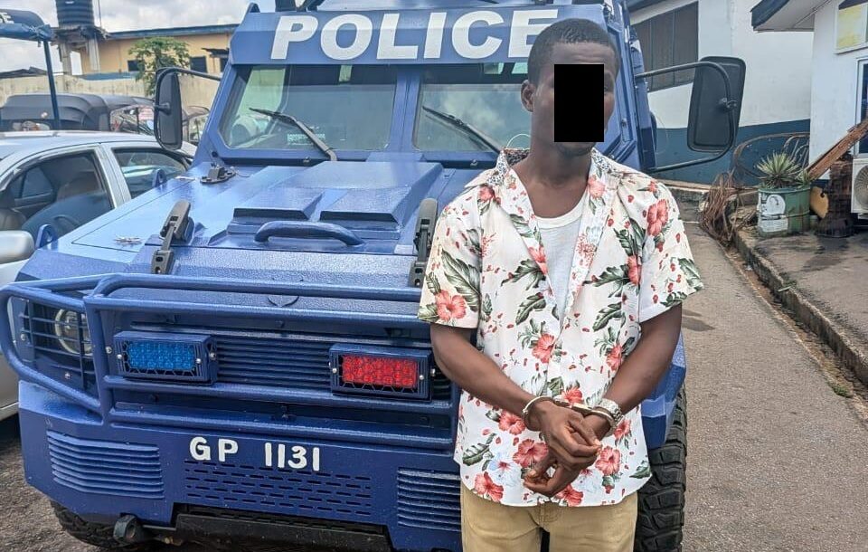 26-year-old man in police grips for...