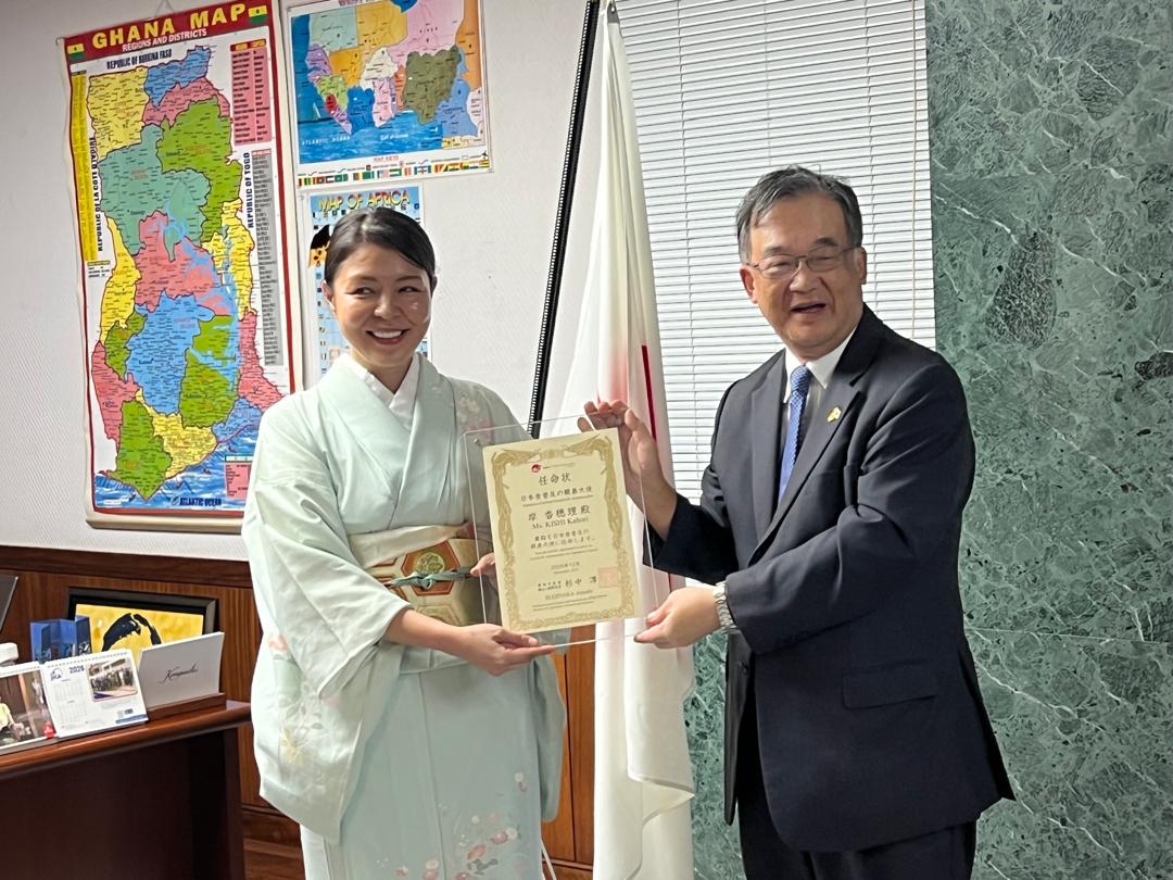 Japan names Chef Kahori Kishi as cuisine ambassador to deepen Ghana ties