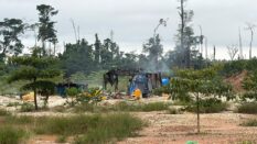 10 arrested as anti-galamsey taskforce seizes excavator, changfang machines in Oda River Forest Reserve raid