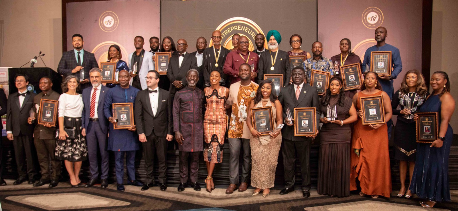 Business leaders, entrepreneur-supportive companies, and diplomatic corps honoured at GEA 2026