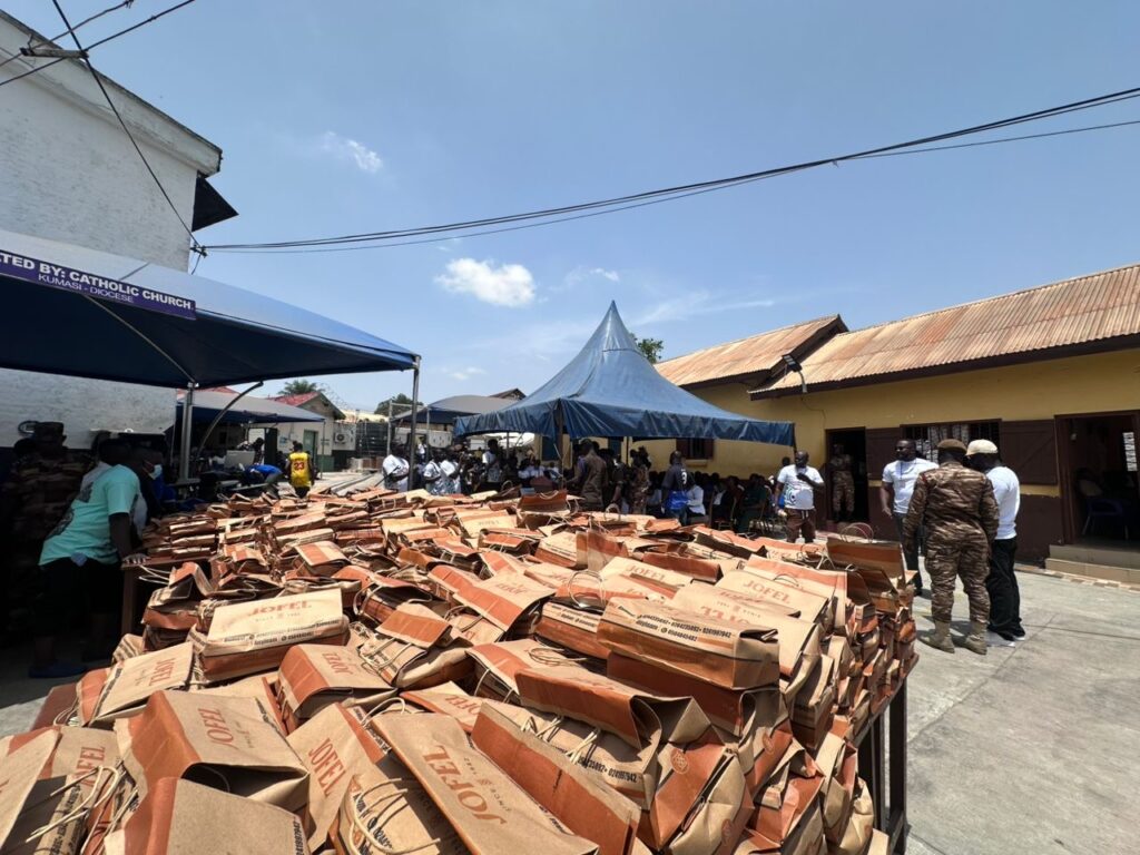 Assafuah supports over 2,500 Kumasi Prison inmates with food and free legal services