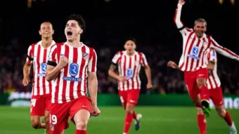 Atletico Madrid stun 10-man Barcelona to seize Champions League semi-final advantage