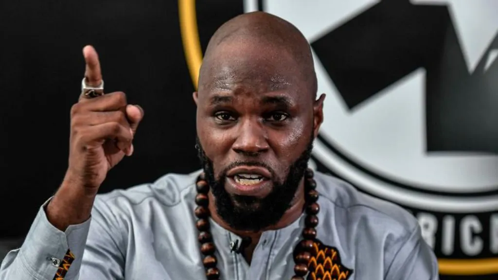 The detained anti-colonial activist...