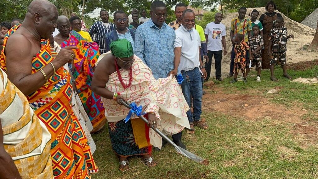 Dr. Gideon Boako breaks ground for modern maternity ward at Duayaw-Nkwanta Health Center Dr. Gideon Boako breaks ground for modern maternity ward at Duayaw-Nkwanta Health Center