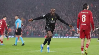 Dembele at the double as PSG knock Liverpool out of Champions League quarters again