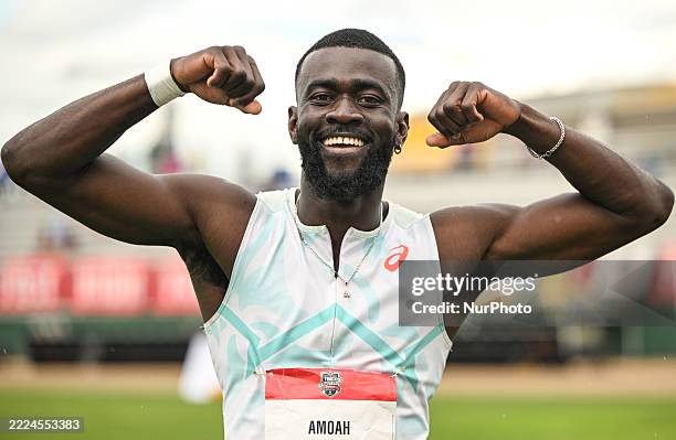 Amoah clocks season’s best 10.01s to beat...