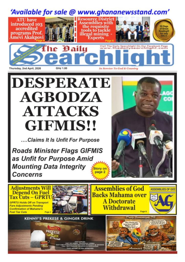 Today's Front pages: Thursday, April 2, 2026