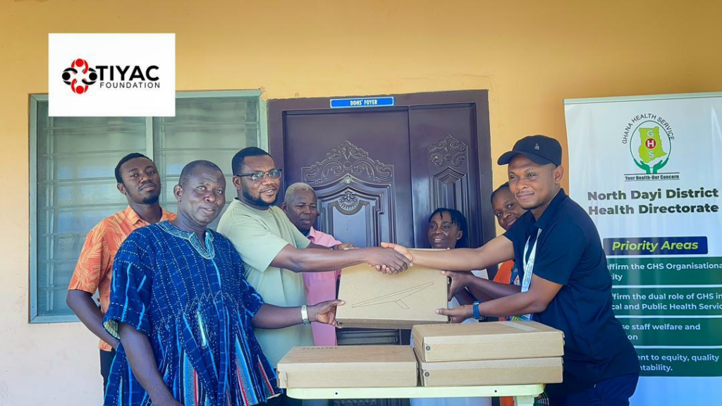 TIYAC Foundation delivers Starlink internet to health centres in North Dayi